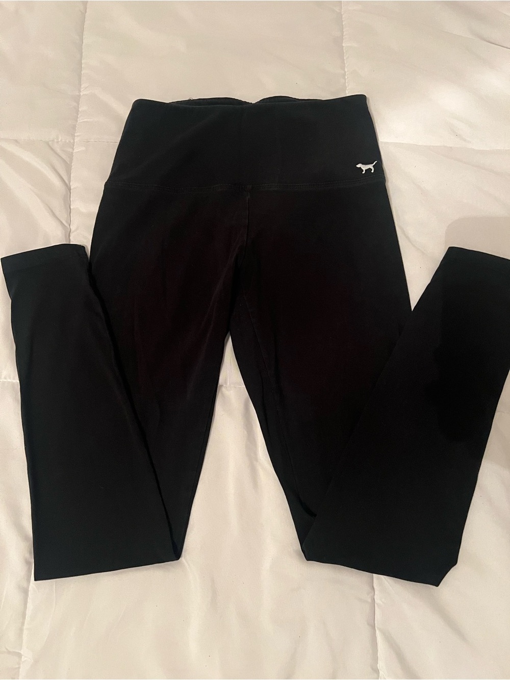 PINK Victoria's Secret Black High-Waist Leggings
